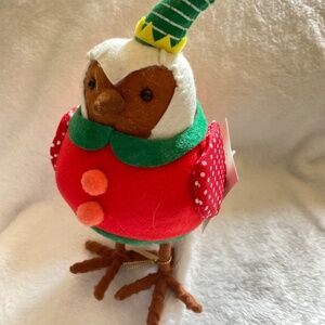 Christmas Decorative Bird With Target Tag